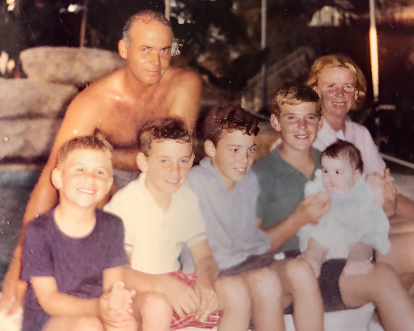 Greg Henderson family photo in Florida, 1963